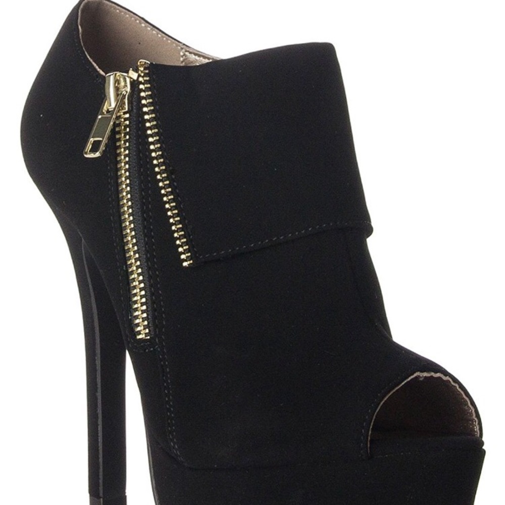 Peep toe bootie platform - Picture 2 of 8